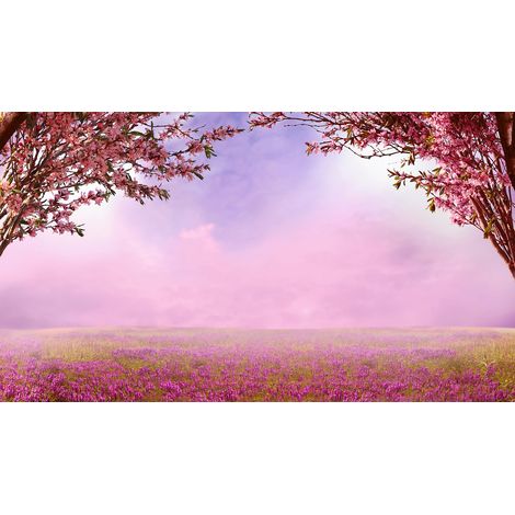 Papier peint panoramique - Fleurs - 130 cm x 73 cm (1/2)