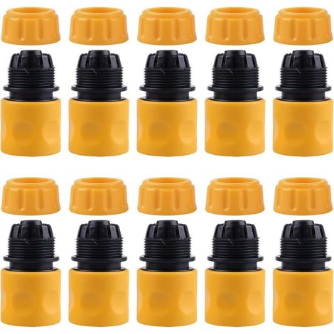10PCS Raccords d'Arrosage Rapides 1/2 Tuyau Arrosage Connecteur Rapide en Plastique Connecteur de Raccord Tuyau D'arrosage pour Connecteur Robinet (1/5)