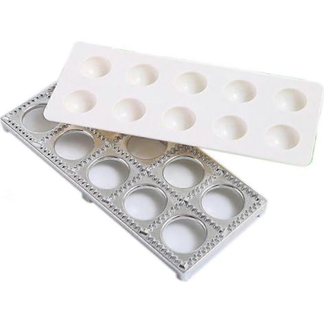 Italienische Ravioli-Form, Backblech, quadratischer Rahmen für perfekten Halt und Form, große Größe (1/5)
