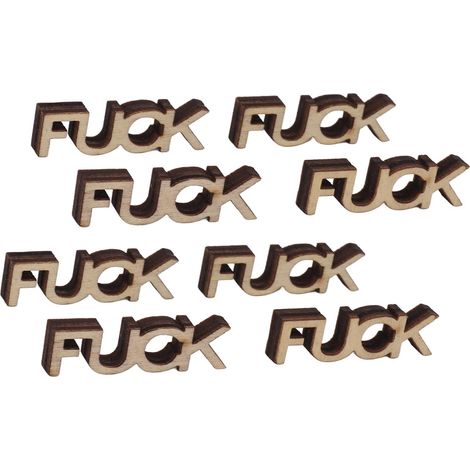 50 mini-lettres décoratives en bois « Fucks to Give » avec bocal, pour cadeaux humoristiques : anniversaire, Saint-Valentin, Noël, etc. (1/5)