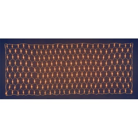 rete 384 miniluci multicolore minilucciole luci di Natale cm 230x80 8 giochi (1/2)