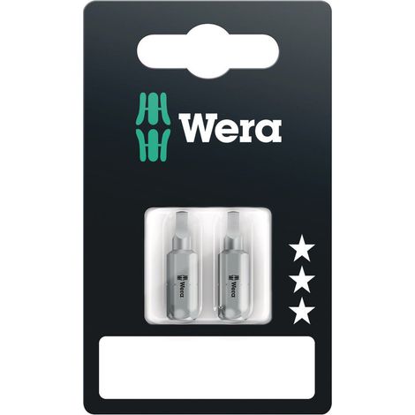 Wera 868/1 Z SB Innenvierkant Bits, 1 x 25 mm, 2-teilig (1/4)
