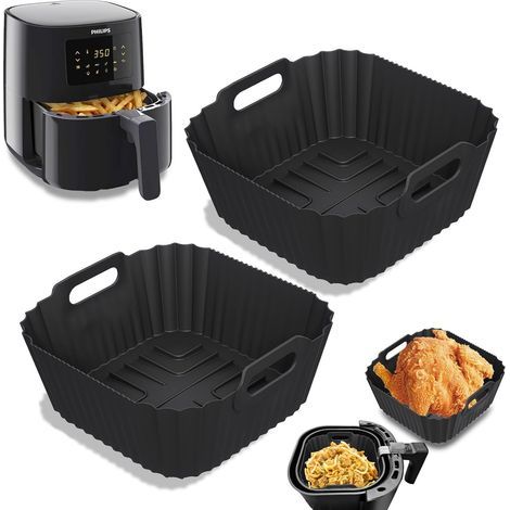 Accessoires Air Fryer et Philips HD9252/55, Réutilisables au Lieu du Papier Cuisson (1/5)