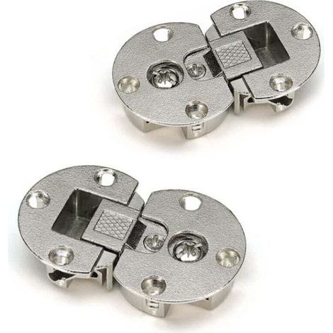 2-Piece Cabinet Door Hinges, for Cabinet Doors, Bookcases, Kitchen Cabinet Door Supplies (1/4)