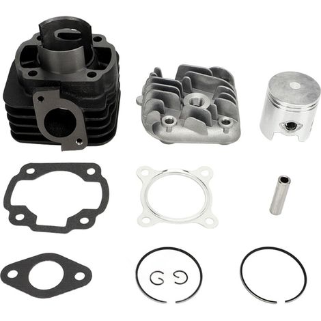 11pcs High Performance Cylinder Piston Kit 47mm Bore for Jogging 2 Stroke 1e40qmb Engine, Superior Rebuild Kit in Aluminium Alloy, Compatible with, Zuma,. (1/5)