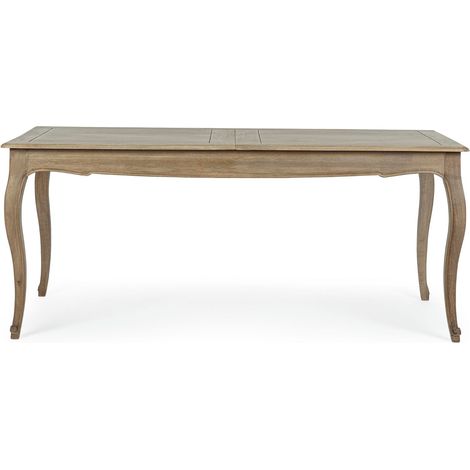 Table à manger rectangulaire extensible en bois 8/10 places L180/225 - GRACE (1/5)