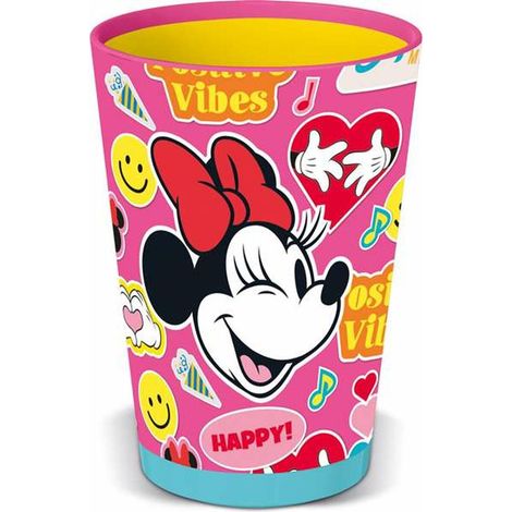 VASO ANTIVUELCO MINNIE MOUSE FLOWER POWER 470 ML (1/2)