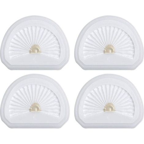 4-pack handheld vacuum cleaner filters, compatible with Black and Decker VLPF10 and Dustbuster HLVA315J HLVA320J00 N575266 replacement filter, replaces part N600601 YMYNY