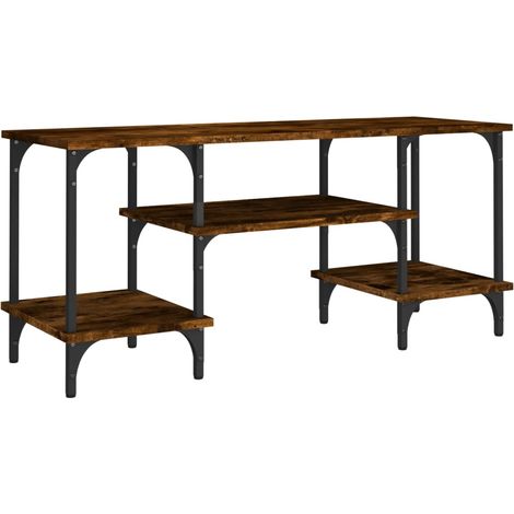Mobile TV multimediale scaffale TV credenza TV sala da pranzo soggiorno camera da letto rovere affumicato 102 x 35 x 455 cm legno ingegnerizzato marrone 020027291
