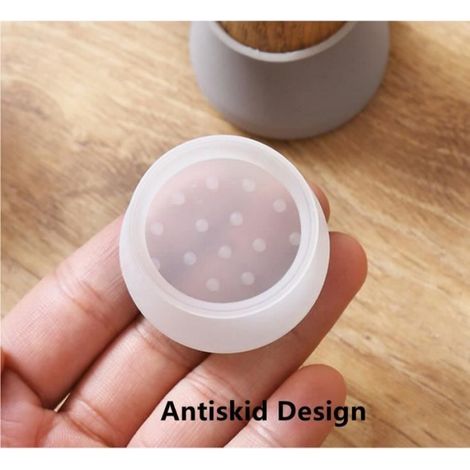 lot de 20 Housses de protection en silicone pour meubles - Protection des pieds antidérapants - Pour pieds de chaise, pieds ronds, (1/4)