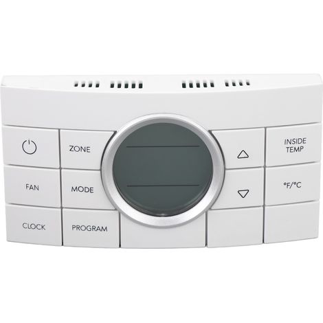 Ortviai Thermostat pour VR 3314082.000 – Commande centralisée multi-zone, 10 boutons, blanc, compatible Dometic