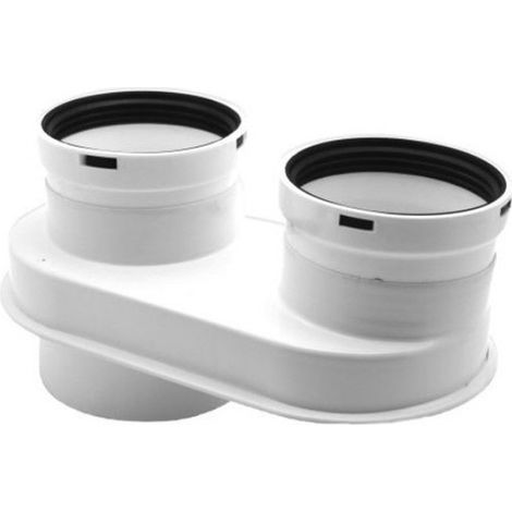 Kit de escape de humos Baxi doble orientable 7102689