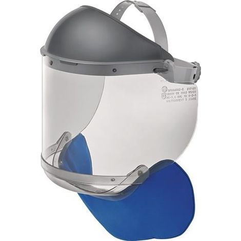 ASCHUA Electricista Protector Facial GFKKH002-E PC gris 550 x 200 x 2 mm EN 166 EN 170 GS-ET 29 - GFKKH002-E (1/2)