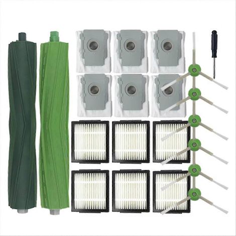 Pour Combo J7 + J9+ Pièces détachées Balayeuse Brosse pour aspirateur principale et latérale Sac à poussière Filtre HEPA Accessoires (1/5)
