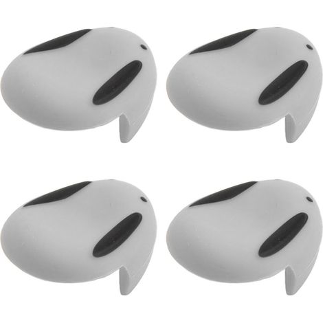 12 Protections d'angle anti-choc lapin pour meubles, sécurité bébé, coins amortisseurs gris (lot de 12) (1/5)