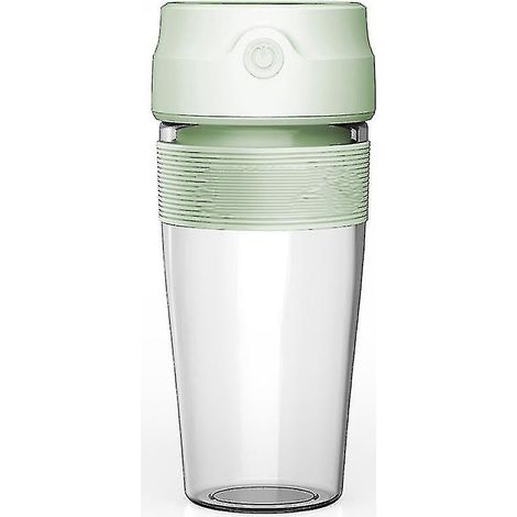 Blender portable, mini blender utilisable d'une seule main pour milkshakes et smoothies, blender personnel de 300 ml avec batterie USB rechargeable, fabriqué à partir de matériaux sans BPA (1/4)