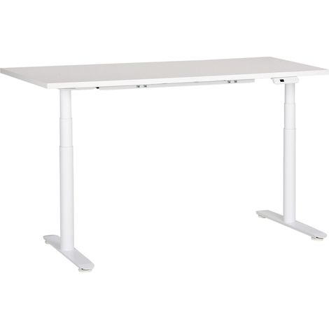 Electric Adjustable Standing Desk DESTINAS White 160 cm 72 cm
