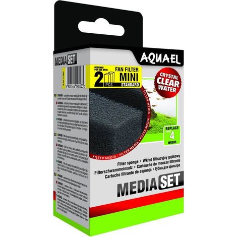 Filtro per ventola Aquael, mini cartuccia a spugna