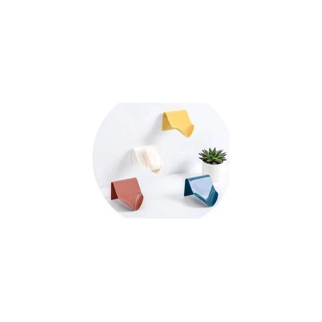 Portasapone BRAVIX 4: Portasapone con foro di drenaggio, portasapone da incollare, supporti multifunzionali per docce, bagni, vasche da bagno e lavelli da cucina.