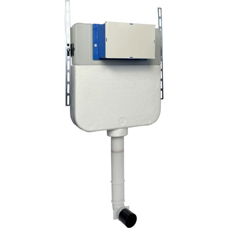 Signature Slim Concealed Cistern 851mm H x 460mm W - White (1/2)