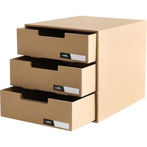 Schreibtischschubladen-Organizer, bietet vielfältige Aufbewahrungsmöglichkeiten für Dokumente und kleine Gegenstände, ideal fürs Büro. (1/5)