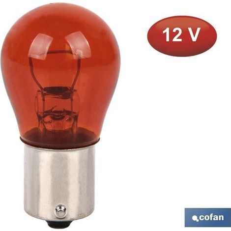 Lámpara cofan py21w 12v (ba15s) ambar