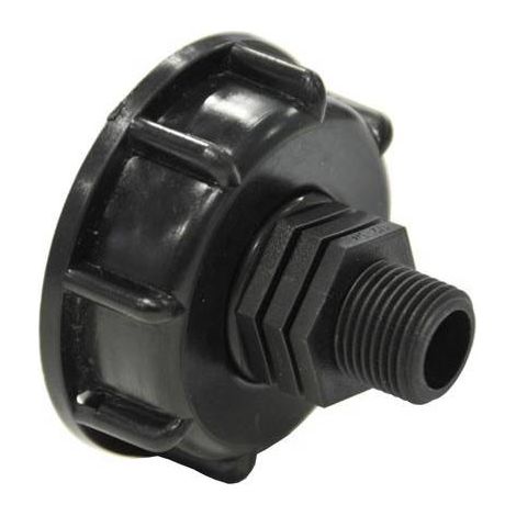 Raccord S60x6 avec embout male fileté 1/2" - 15x21 (1/2)