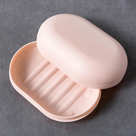 1 Pices Porte-savon De Voyage Avec Couvercle, Bote Savon De Douche Portable Tanche Et Tanche Pour Voyage, Salle De Bain, Camping, Extrieur (1/5)