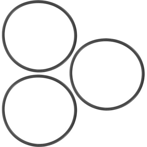 3 Pièces Joint D'étanchéité Accessoire de Tambour en Caoutchouc Noir Résistant à l'usure Chimique et Haute Durabilité Modèle 6808 pour Machine de Polissage de Bijoux (1/5)