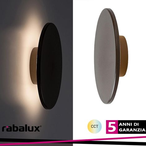 Applique esterna Rabalux Rust bronzo Ø22cm LED 15W IP65 (1/3)
