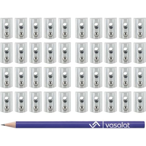vasalat Nutensteine M5 Nut 8 einschwenkbar, 40 Stück (1/5)
