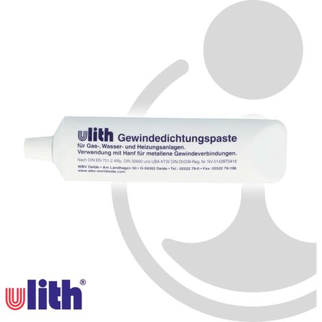 ULITH Gewindedichtungspaste mit DVGW-Zulassung Tube mit 150 gr. (1/2)