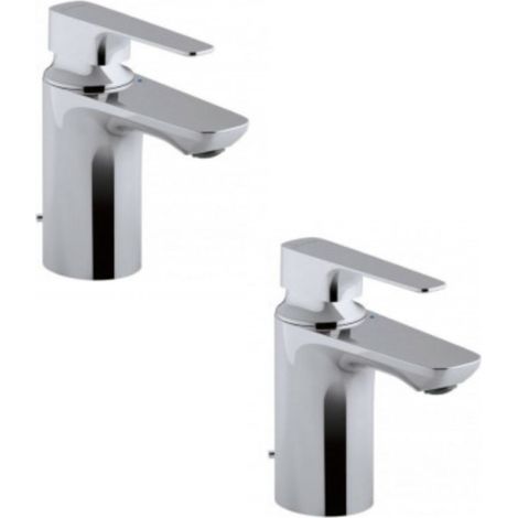 Conjunto 2 mezcladores de lavabo JACOB DELAFON Aleo+ con tirador (1/5)