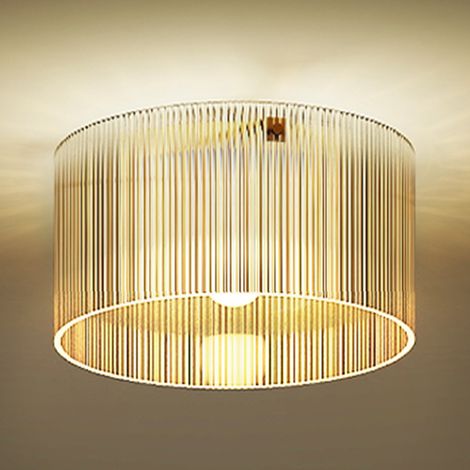 Plafoniera LED moderna da 40W con attacco E27 per soggiorno, corridoio, sala da pranzo, cucina, trasparente