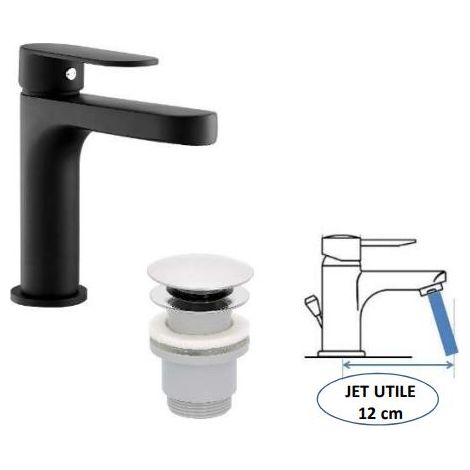 Miscelatore per lavabo basso WOSSA Nero THERMADOR - WOS16N