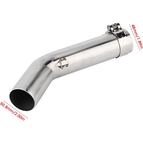 Modification du système d'échappement de la moto Suzuki GSXR 600 750 (modèle 2006-2007) : tuyau de raccordement intermédiaire K6 pour la modification du système d'échappement. (1/5)