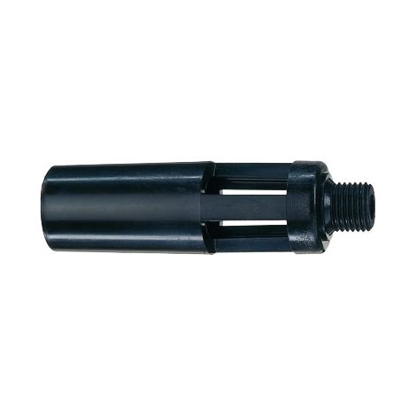 Buse pleine en plastique noire Ø 2,0 mm, filetage M12x1,25