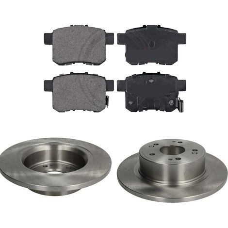 KIT FRENI POSTERIORI compatibile con HONDA ACCORD VIII (CU,CW) - DISCHI + PASTIGLIE OEM: FDB4198, FDB4227 / 17973 /SOSTITUZIONE DIRETTA/BASSA POLVERE/SILENZIOSO (1/5)