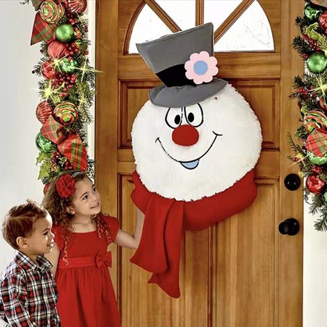 Décoration de sapin de Noël : bonhomme de neige chantant et câlin pour les fêtes d'hiver, le Nouvel An et autres occasions spéciales. Pendentif (1/5)