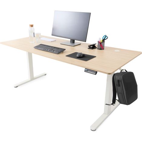 AREBOS höhenverstellbarer Schreibtisch elektrisch 160 x 80 cm mit Memory Funktion