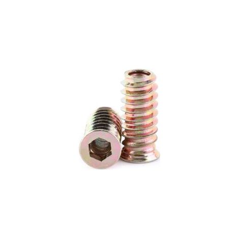 Packung mit 20 Sechskantmuttern M6/M8/M10 aus Zinklegierung, Sortiment an Gewindemuttern aus Zinklegierung (M1025 mm) - Crezuo