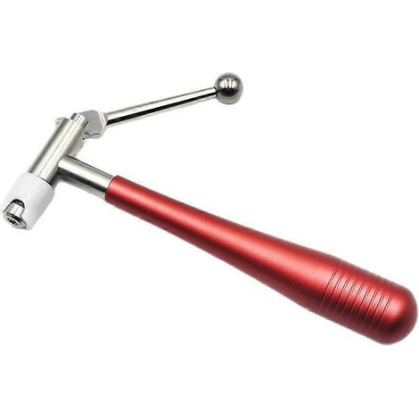 Zahnradabzieher für die Reparatur von Mechanismen: Entfernt das Zahnrad, ohne die Welle des zweiten Zahnrads zu beschädigen. Rotes Abziehwerkzeug für Zahnräder. (1/5)