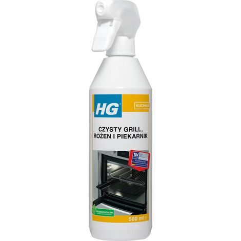 HG Clean Grill detergente professionale per griglie e forni 500 ml (1/2)