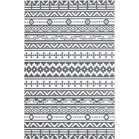 Tapis d'extérieur robuste et résistant aux intempéries, tapis de style bohème, tapis d'extérieur pour salon ou balcon (1/5)
