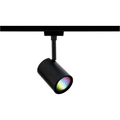 Luxe Spot LED sur rail URail GU10 4.8 W LED noir (mat) (1/4)