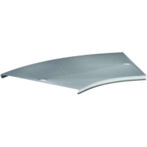 C5 Coperchio curva piana 45° b. 100 ZS