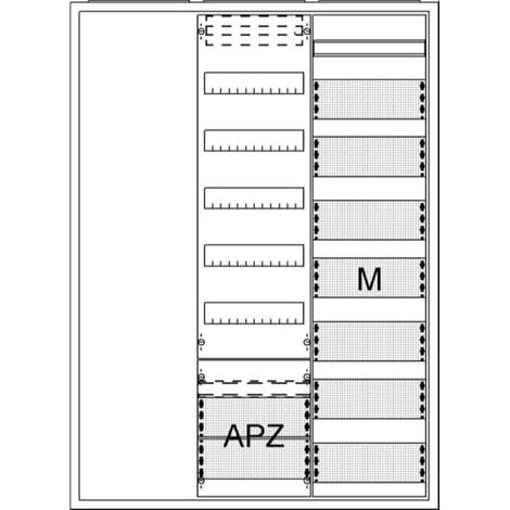 ABB Striebel & John AA37A1AM Ausbauschrank, AP A37 1F1V5A2M1