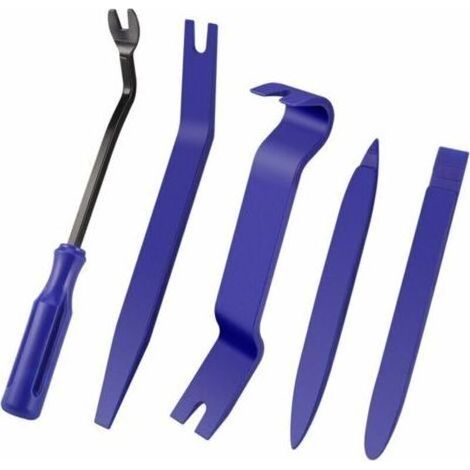 d’Outil Demontage Garniture Voiture, Demontage Autoradio, Demonte Garniture Voiture Utiles pour l’Installateur Dash Audio Radio de Voiture, Outil de Demontage Garniture 5pcs (1/5)