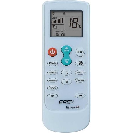 Control remoto aire Bravo Easy marfil programación automática