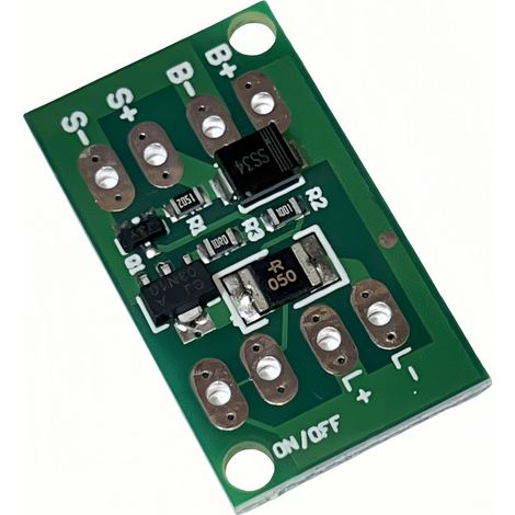 Module de circuit imprimé universel pour générateur de panneaux solaires, contrôleur de charge et interrupteur d'éclairage public (3,2 V - 3,7 V - 12 V). (1/2)